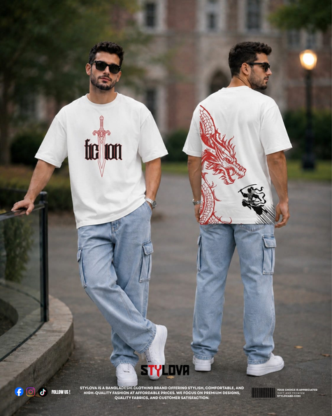 Drop Shoulder T Shirt | SF-12