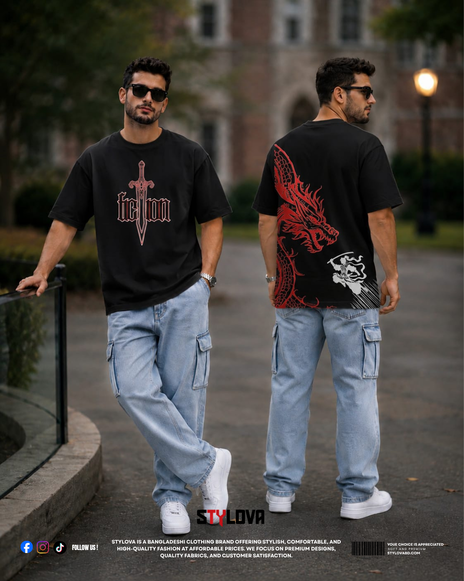 Drop Shoulder T Shirt | SF-17